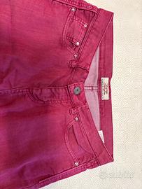 Pantaloni rossi di jeans Vintage Fiftyfive taglia