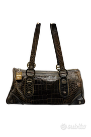 Borbonese borsa baguette in pelle