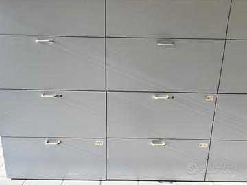 Mobile portacartelle a 2 cassetti