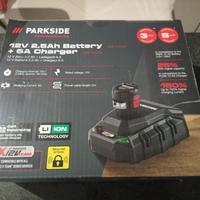 Kit batteria e caricabatteria 12volt parkside 