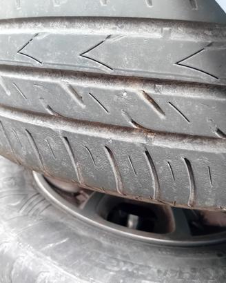  Gomme termiche e cerchi ferro Panda