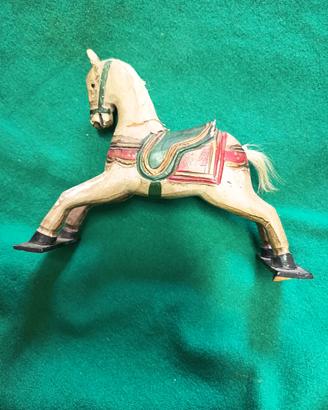 Cavallino legno vintage 