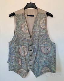 Guido Pellegrini-Gilet paisley vintage Made Italy