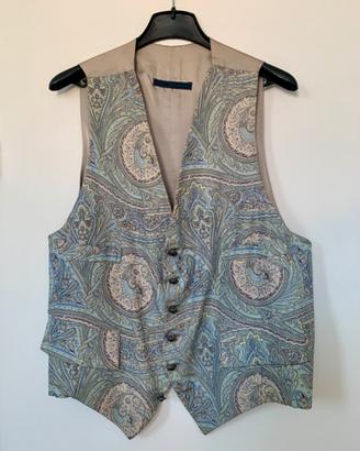 Guido Pellegrini-Gilet paisley vintage Made Italy