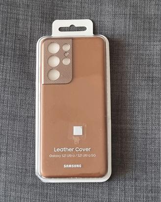 Leather Cover S21 Ultra 