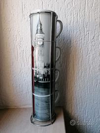 Tazze impilabili con immagini di Londra