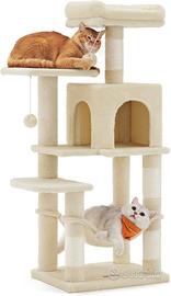 Albero per Gatti T.M 45x35x112 Beige sabbia