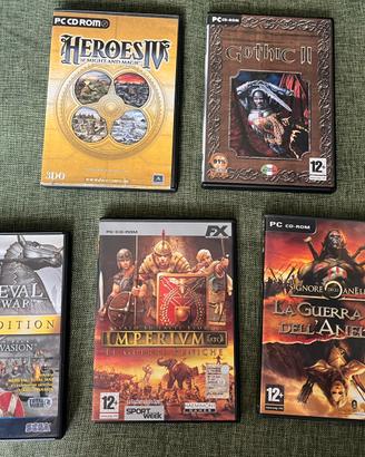 Giochi PC Gothic II,Imperivm,Total War, Heroes IV