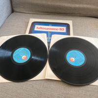 Doppio vinile Tuttosanremo 1983 vintage