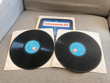 Doppio vinile Tuttosanremo 1983 vintage