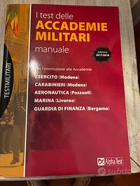 Libro per preparazione ai test Accademie militari