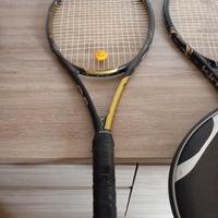coppia di racchette da tennis e fodero originale 
