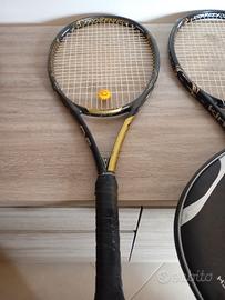 coppia di racchette da tennis e fodero originale 