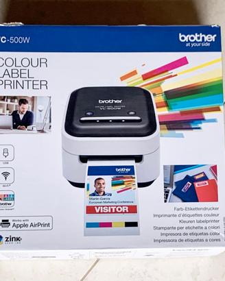 Brother VC-500W Stampante di Etichette a Colori