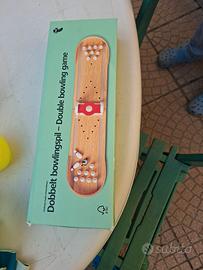 Gioco bowling da tavolo in legno