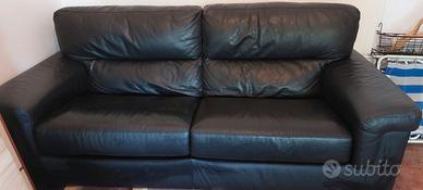 divano letto in pelle