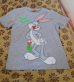 T-shirt Looney Tunes Bugs bunny uomo, Tg L