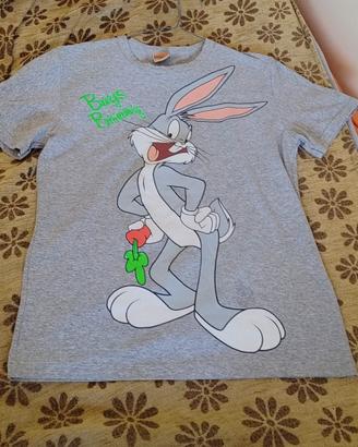 T-shirt Looney Tunes Bugs bunny uomo, Tg L