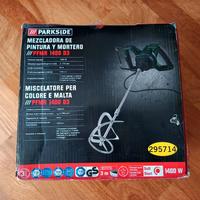 Miscelatore per malta e colore Parkside 220v nuovo
