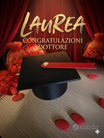 bomboniera porta confetti laurea