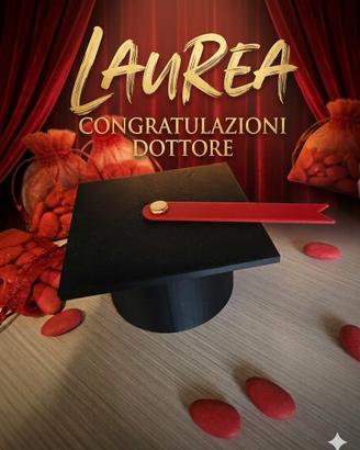 bomboniera porta confetti laurea