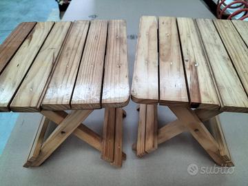 sedioline da giardino richiudibile