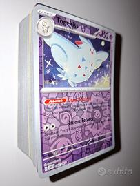 Mazzo 100+ carte Pokemon italiane tutte differenti