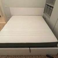 Letto contenitore ikea, King size con materasso