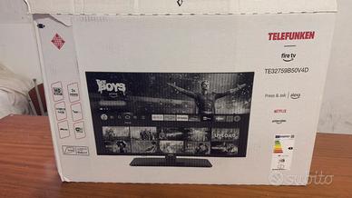Smart TV Telefunken 32" Fire TV – Nuovo