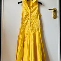 Vestito giallo con schiena scoperta t S
