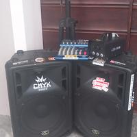 impianto audio dj