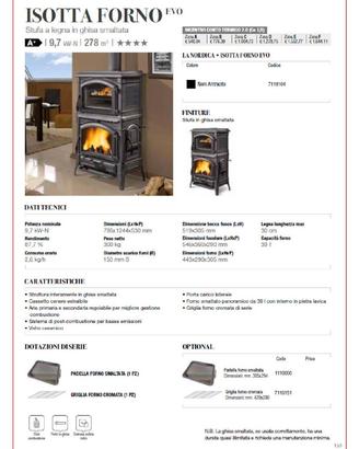 Stufa a Legna ISOTTA FORNO EVO by NORDICA