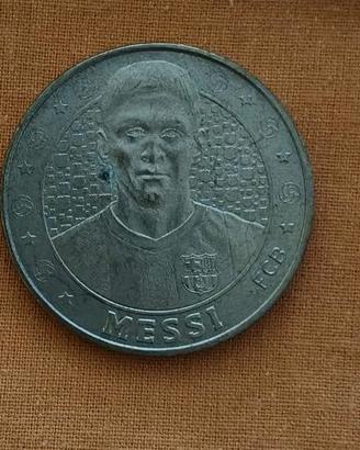Medaglia celebrativa Messi Barcellona