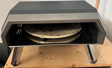 Forno pizza a gas QQ pizza 16 con base rotante