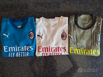 set maglie calcio milan originali 11-12 anni