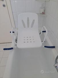 Sedia girevole da vasca per anziani