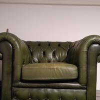 poltrona Chesterfield vintage 
