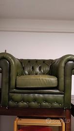 poltrona Chesterfield vintage 
