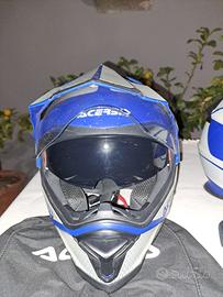 N. 2 caschi moto Acerbis