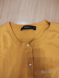 cardigan senape taglia S Zara donna 