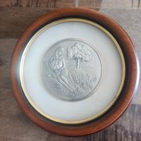 Quadro in legno e argento