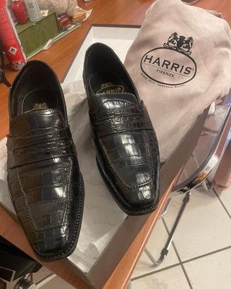 Scarpa uomo vero coccodrillo Harris