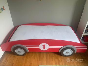 Letto singolo bambino auto