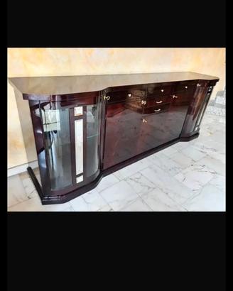 credenza buffet classica in legno lucido