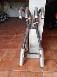 MARMITTA Doppio Scarico per Moto ANNI '80
