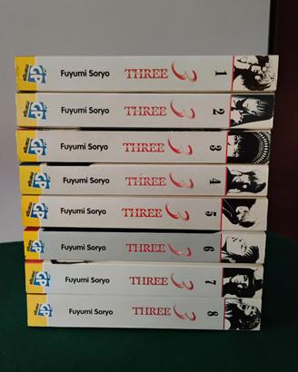 Three 1-8 [Moko Manga] Completa Soryo
