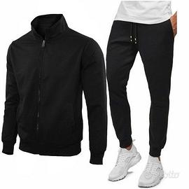 Tuta Uomo Completa Estiva Casual Giacca con Cernie