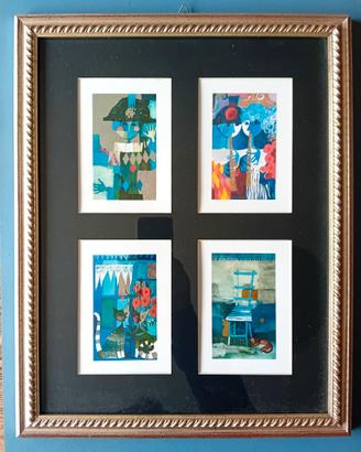 Set 4 cartoline artistiche Rosina Wachtmeister