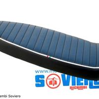 Sella Sport nera rigo Bianco modello Cobra Vespa