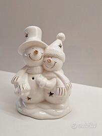 pupazzo di neve ceramica